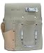 Style n Craft 92-485 6 Pocket Drywall Hanger's Tool Pouch in Heavy Duty Grey Top Grain Leather for right handers