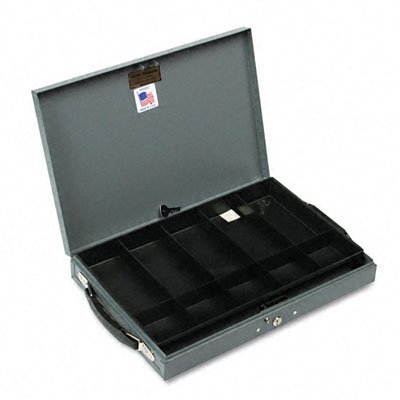 Buddy Products Paymaster Box, Steel, 10.5 x 2.25 x 15.25 Inches, Gray (0531-1)
