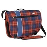 High Sierra 54409-914 Rufus Messenger Bag Backpacks - Flannel Plaid-Navy