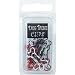 Painted Metal Dog Bone Paper Clips-Red/White/Black