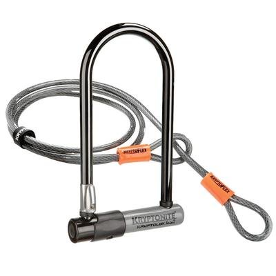 Kryptonite KryptoLok? Series 2 STD Bike U-Lock w/4ft Flex Cable - 001072