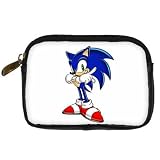 Digital Camera Leather Case of Sonic the Hedgehog showing Okay Sign