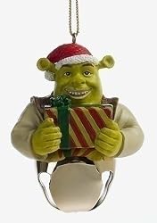 Club Pack of 24 Shrek Jingle Buddies Christmas Ornaments For Personalization #26458