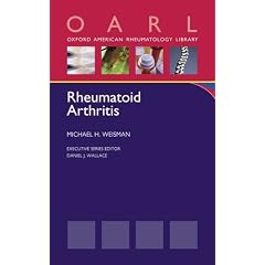 Click here to buy Rheumatoid Arthritis (Oxford American Rheumatology Library) by Michael H. Weisman.