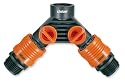 Claber "Y" Outdoor Faucet Garden Hose Connector #8599