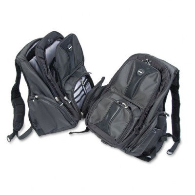 Kensington Contour Notebook Case - Backpack - Shoulder Strap, Handle - Ballistic Nylon - Black
