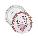 2.25 Inch Button of Hello Kitty Ballerina