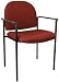 Comfortable Stackable Steel Side Chair with Arms.