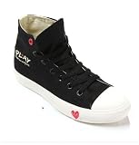CONVERSE SHOES SNEAKERS ALL STAR/COMME DES GARCONS/PLAY X/HI BLACK LOGO