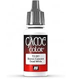 Vallejo Game Color Dead White Paint, 17ml