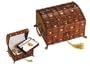 Leather Jewelry Box with side handles
