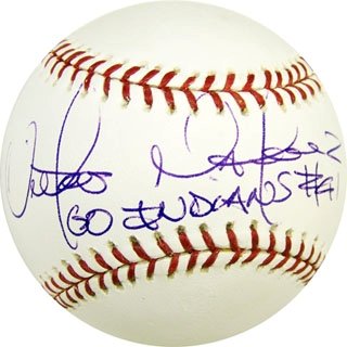 Victor Martinez Go Indians Autographed/Hand Signed Baseball