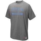 Nike North Carolina Tar Heels (UNC) Ash Lacrosse Practice T-shirt