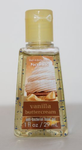 Bath & Body Works Vanilla Buttercream Anti Bacterial Hand Gel 1 Fl Oz Bottle