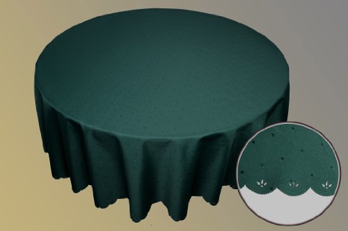 Tischdecke Damast 160 cm rund