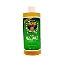 Dr. Woods Pure Tea Tree Castile Soap, 32-Ounce