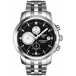 Tissot PRC 200 Automatic Chronograph Black-White Dial Men's Watch #T014.427.11.051.01