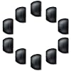 10 Sennheiser CX300, CX400, CX 500, CX300P, CX500G4ME, CX55 Replacement EarBuds Cushions Ear Tips Gels