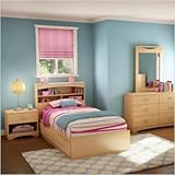Copley Twin Mates Bedroom Set in Natural Maple