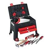 12-Piece Tool Set in Portable Step Stool