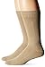 Dr. Scholl's Men's Non-binding Flat Knit Rib Crew 2 Pair Sock
