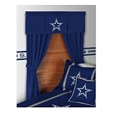 Sports Coverage NFLCowDV Dallas Cowboys Drapes and Valance