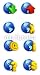 Wallmonkeys Peel and Stick Wall Decals - Internet Icon Set - Removable Graphic