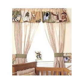 Kids Line Zanzibar Long Drop Rod Pocket Pair of Curtains