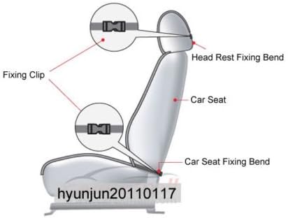 Cool Air Breathing Car Seat Cover with 12V Cooling Fan