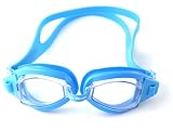 Racer Swimming Goggles (blue with clear lens)