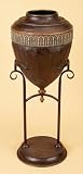 Exclusive Modern Designed Metal PLANTER VASE in Brown Finish