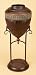 Exclusive Modern Designed Metal PLANTER VASE in Brown Finish