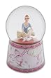Gorgeous Ballerina Tying Her Shoelaces Water Globe
