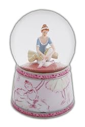 Gorgeous Ballerina Tying Her Shoelaces Water Globe