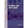 Statutes on Criminal Law (Blackstone's Statute Book)