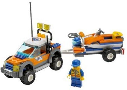 Childrens Toyshop  Toys : LEGO City Coast Guard 4WD & Jet Scooter