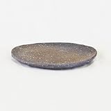 信楽焼 炭化焼 受皿 小 外径10cm 6個入り ／植木鉢用 苔玉用