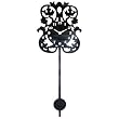 28 Inch Clock Silhouette Temporary Removable Wall Stickers