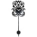 28 Inch Clock Silhouette Temporary Removable Wall Stickers