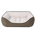 JLA Pets Rectangular Cuddler 14 by 18-Inch Cat Bed, Brown