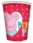Bicchiere in carta di Peppa Pig, 8 pz
