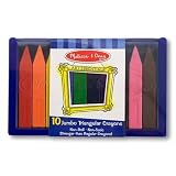 Melissa & Doug Jumbo Triangular Crayons (10 pc) ~ Melissa & Doug