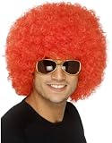 New Mens Womens Child Costume Red Afro Disco Clown Wig