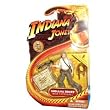 Indiana Jones Movie Series Kingdom of the Crystal Skull 4 Inch Tall Action Figure - Indiana Jones with Bazooka, Whip and Hidden Relic Accessories