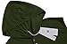 Coofandy Men's Casual Hooded Sleeveless Tank Tops,Green,X-Large