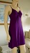 MARRIKAS VISCOSE FROM Bamboo Short Nightgown PLUM LARGE (14)