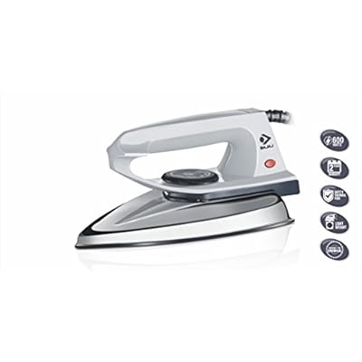 Bajaj DX 2 600-Watt Light Weight Dry Iron (Grey)