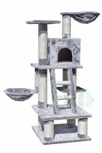zoomundo 53756842 Katzen Kratzbaum in grau Preisvergleich