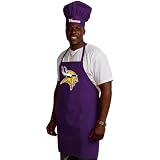 NFL Minnesota Vikings Chef Hat and Apron Set