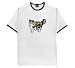 norwegian forest - Norwegian Forest Cat- Image - Ringer T-Shirt, White/Black, X-Large